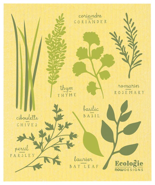 Now Designs Swedish Dish Cloth Fine Herbs - iQ living