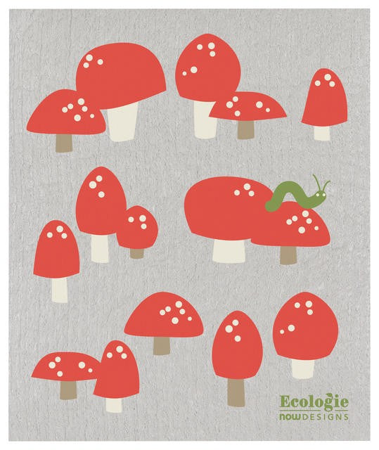 Now Designs Swedish Dish Cloth Toadstools