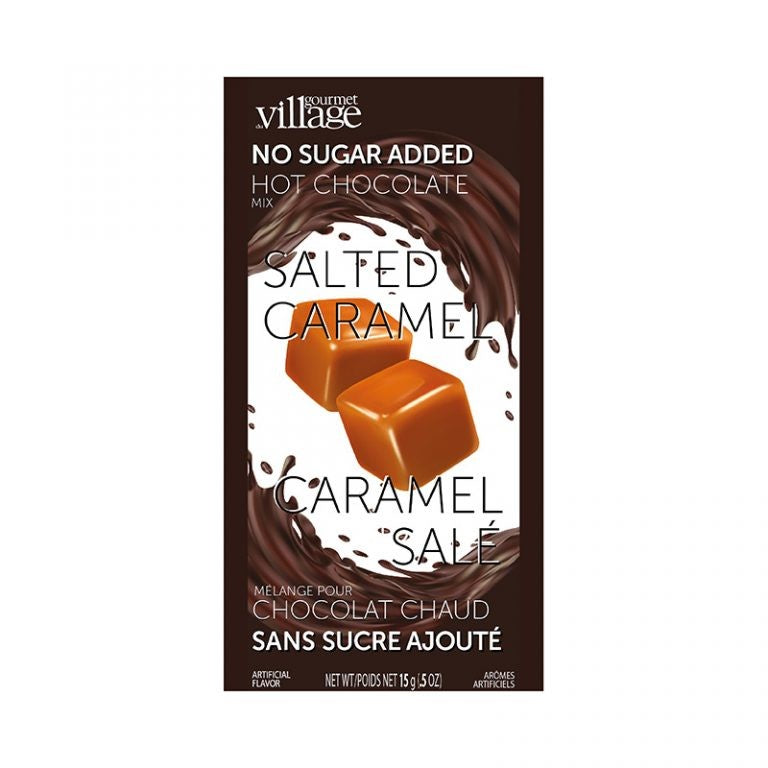 Gourmet du Village Salted Caramel Hot Chocolate Mix - No Sugar Added - iQ living