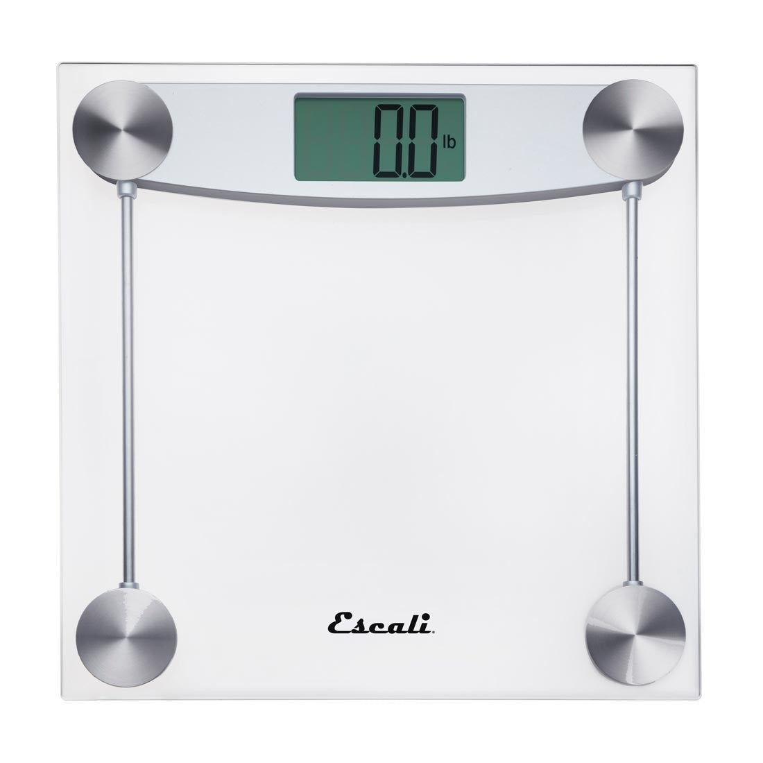 Escali Clear Glass Bath Scale