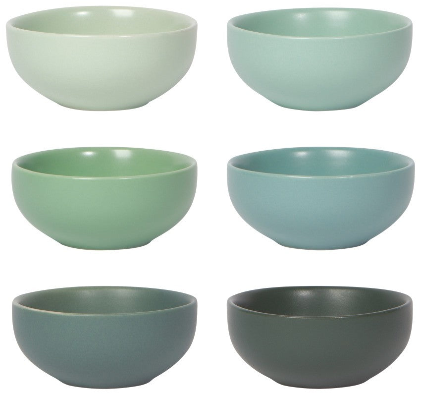 Now Designs Pinch Bowl Set Of 6 Leaf - iQ living
