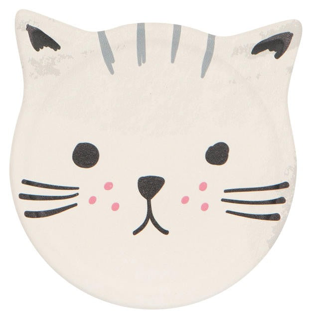 Now Designs Soak Up Cat's Meow Round Coaster Set of 4