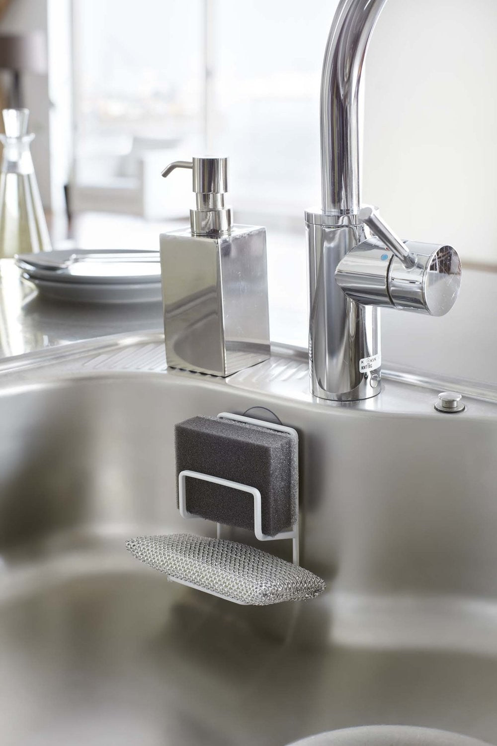 Yamazaki Tower Double Sponge Holder