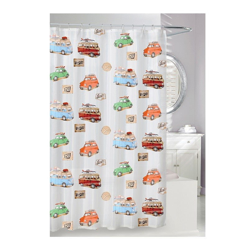 Moda At Home Eco EVA Shower Curtain On The Road