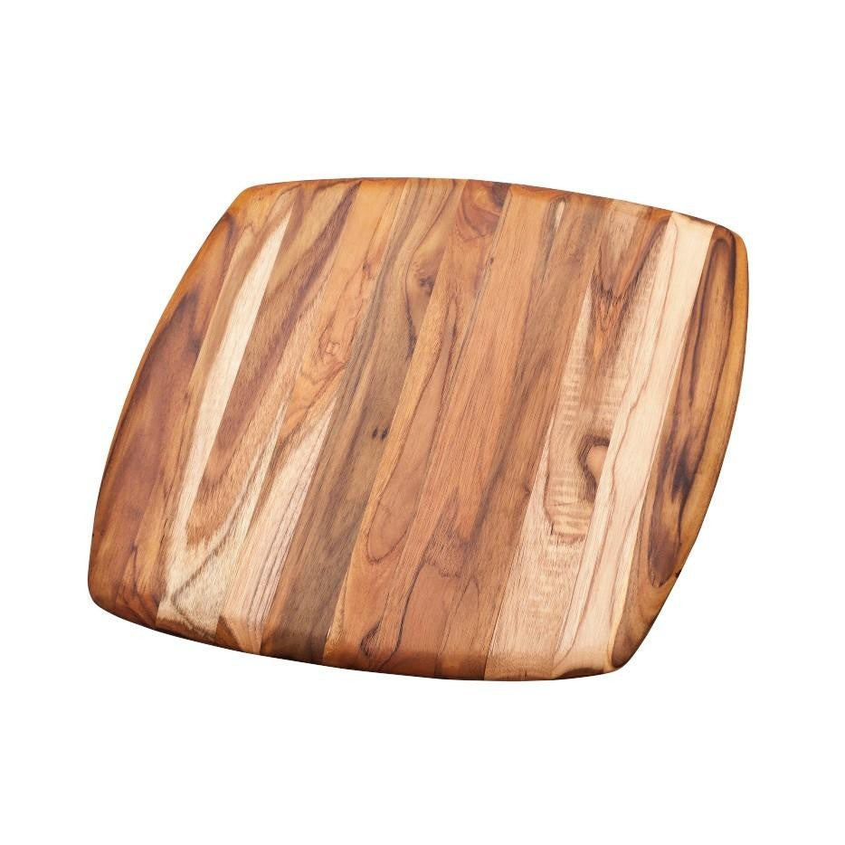 Teak Haus Elegant Square Serving Board 12" x 12"