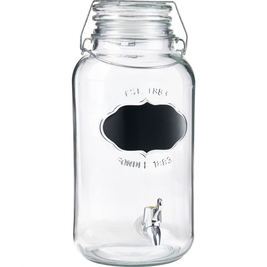 Bormioli 6L Drink & Water Dispenser With Chalkboard