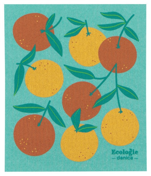 Now Designs Swedish Dish Cloth Oranges - iQ living
