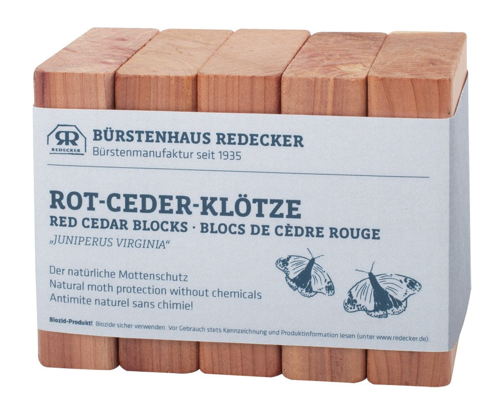 Redecker Red Cedar Closet Blocks Pack of 5