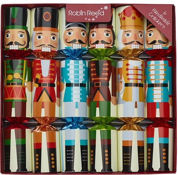 Robin Reed Christmas Crackers 6 Pack - Nutcracker