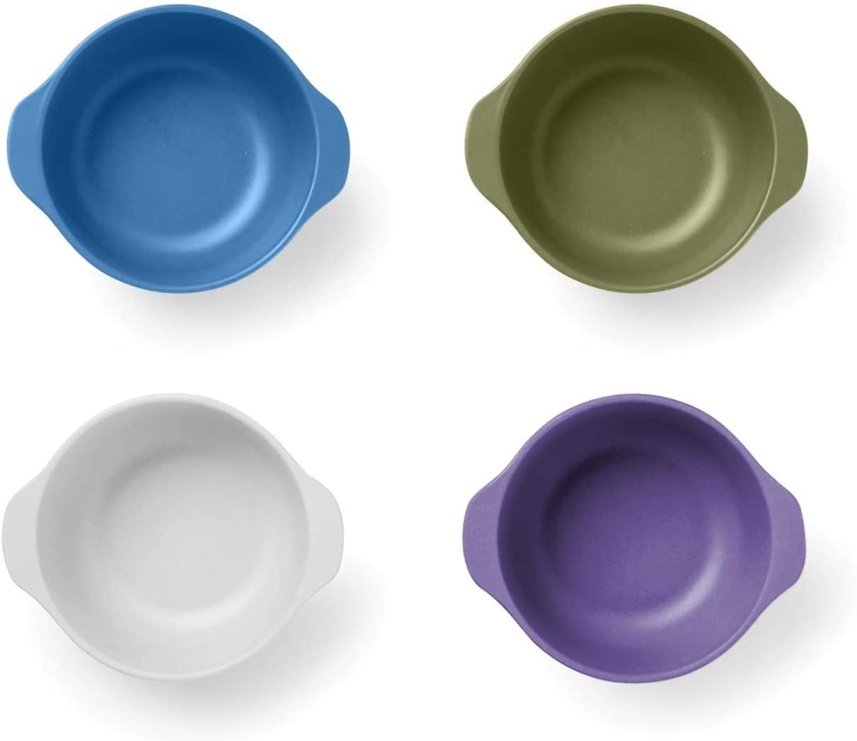 Red Rover Kids Bamboo Solid Bowls Set of 4