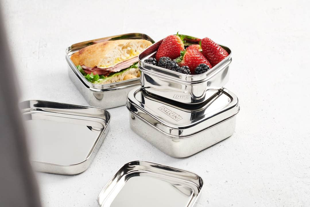 Dalcini Stainless Lunch Square Trio
