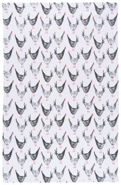 Now Designs Chicken Scratch Tea Towel
