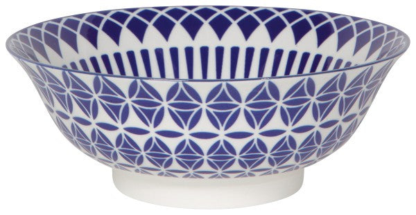 Now Designs 8" Soup Bowl Blue Geo