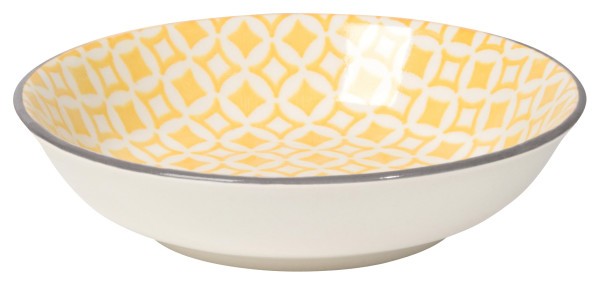 Now Designs Dip Bowl Yellow Diamonds - iQ living