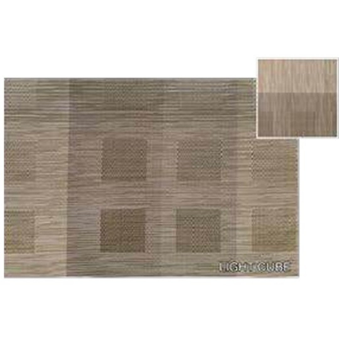 Tate Placemat 17" x 12" Light Cube - iQ living