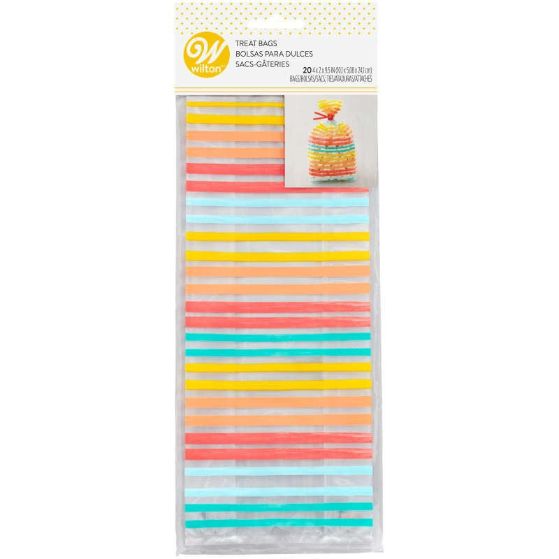 Wilton Colour Packed Treat Bags, Pack of 20