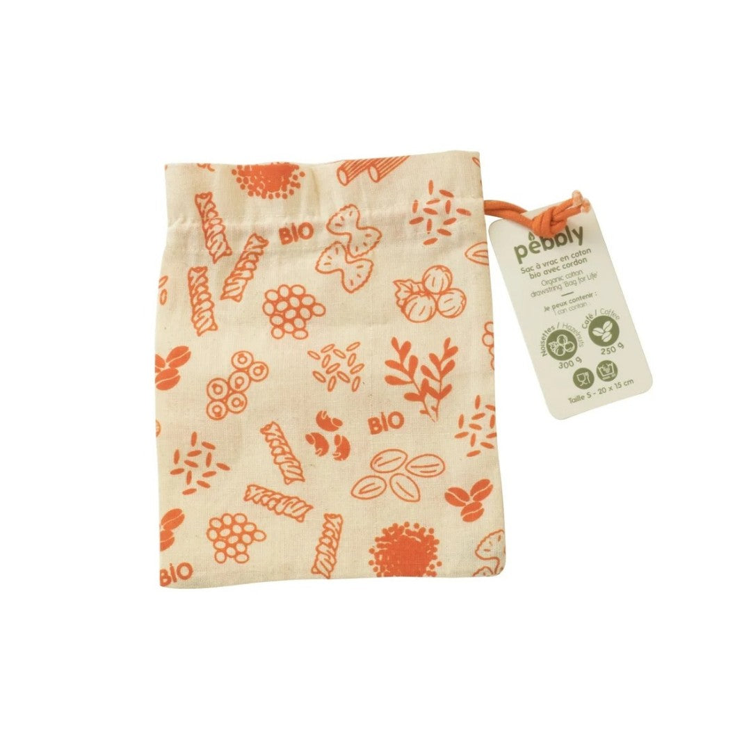 Pebbly Organic Cotton Food Sack