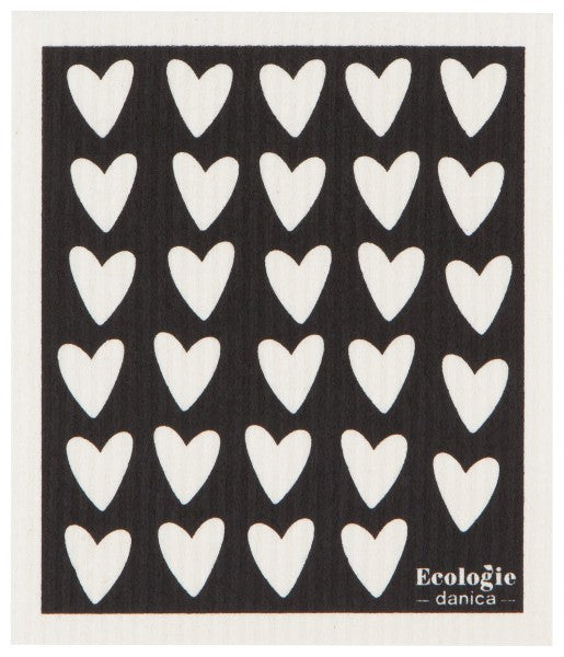 Now Designs Swedish Dish Cloth Hearts