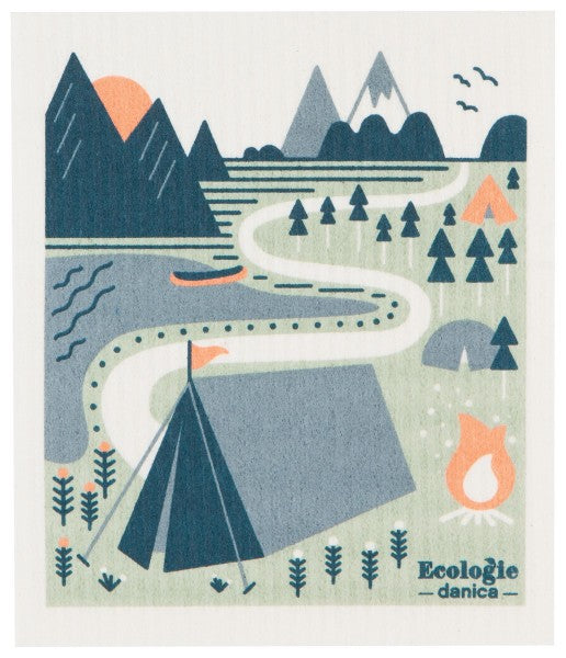 Now Designs Swedish Dish Cloth Camp Life