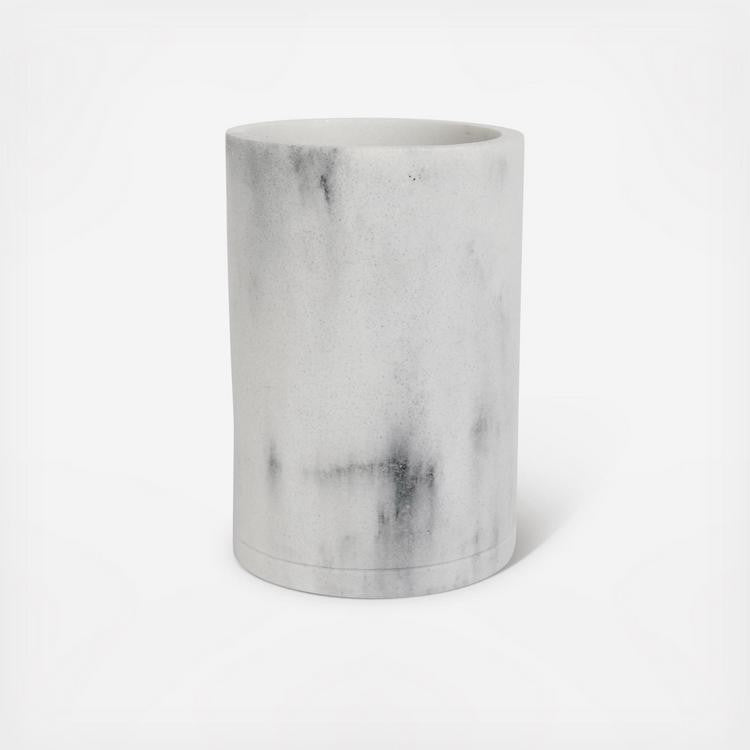 Moda At Home Michaelangelo White Resin Tumbler