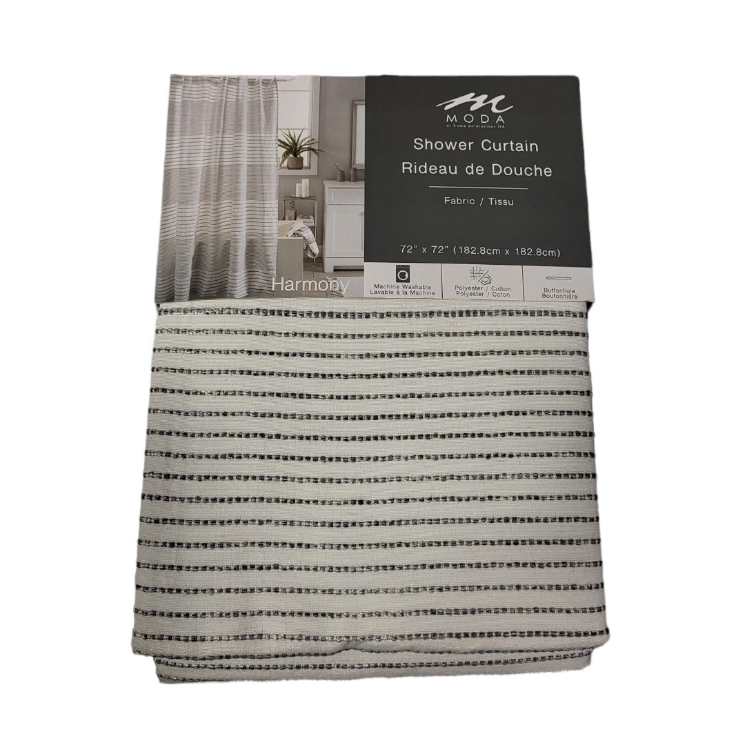 Moda At Home Fabric Shower Curtain Harmony