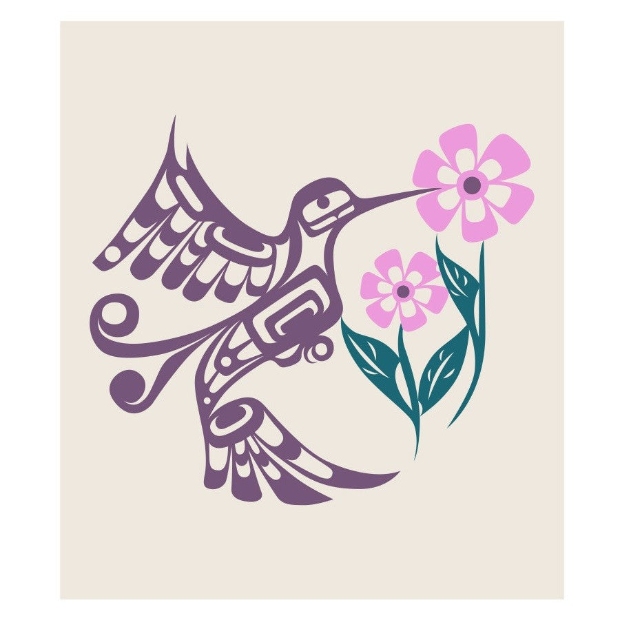 Native Northwest Eco Cloth Hummingbird Flower