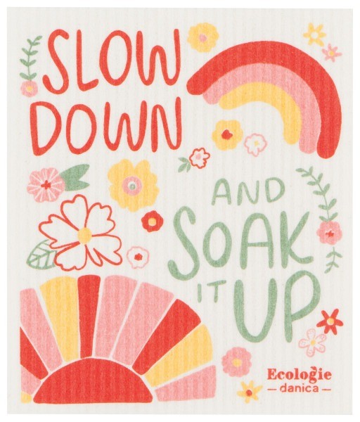 Now Designs Swedish Dish Cloth Slow Down - iQ living