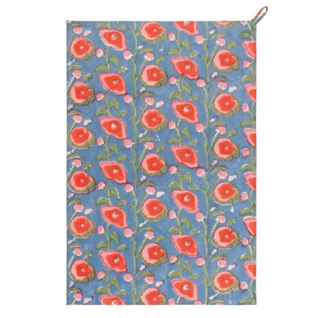 Danica Red Poppy Tea Towel - iQ living