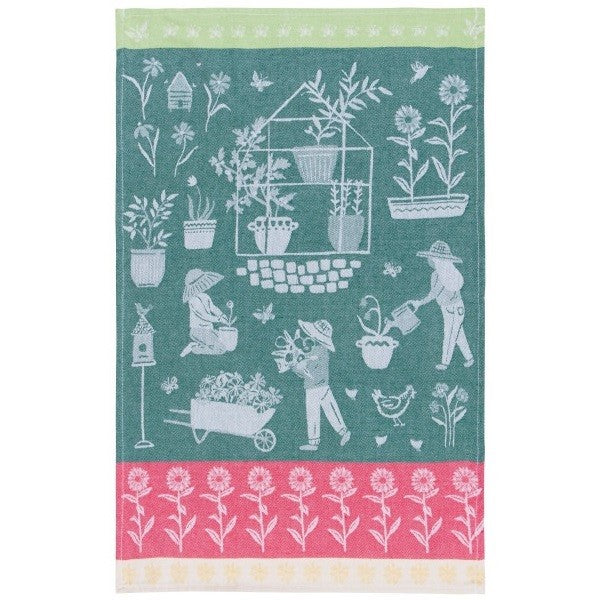 Now Designs Green Thumb Jacquard Tea Towel