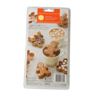 Wilton 3-Cavity Gingerbread Shaped Candy Mold