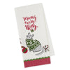 Design Imports Christmas Tea Towel - Meowy Everything