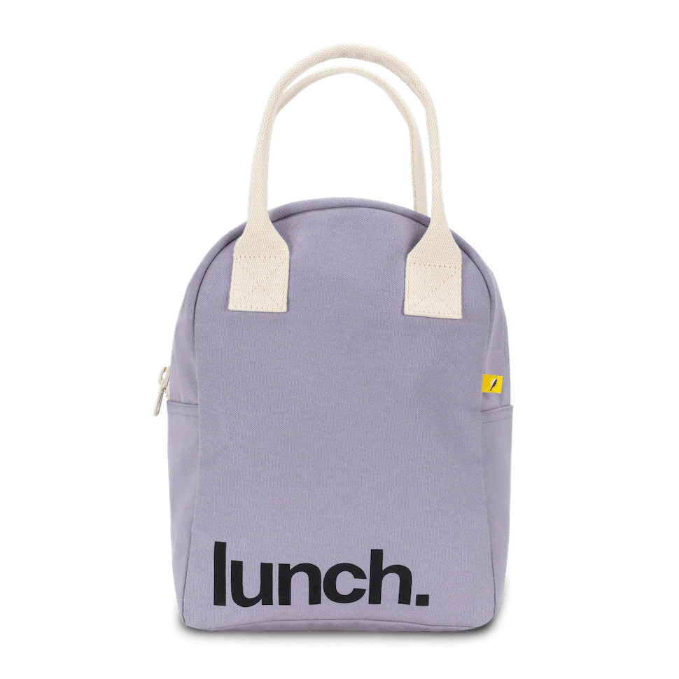 Fluf Zipper Lunch Bag Lavender