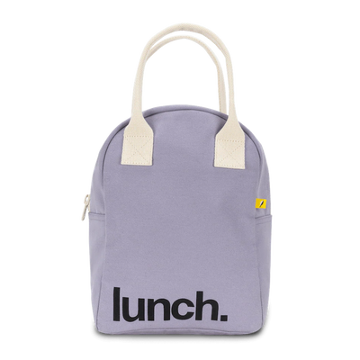 Fluf Zipper Lunch Bag Lavender