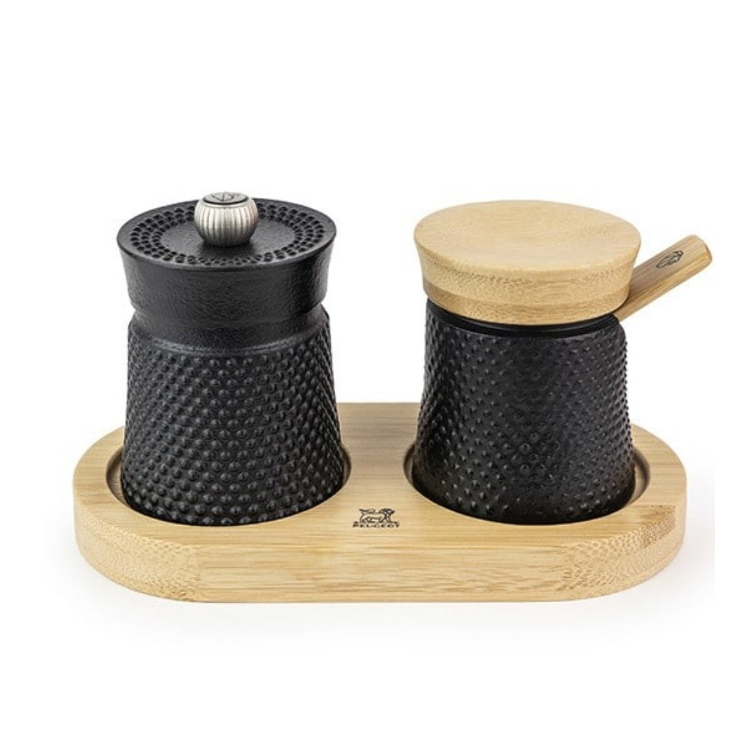 Peugeot Bali Salt &amp; Pepper Mill Set Black 3"