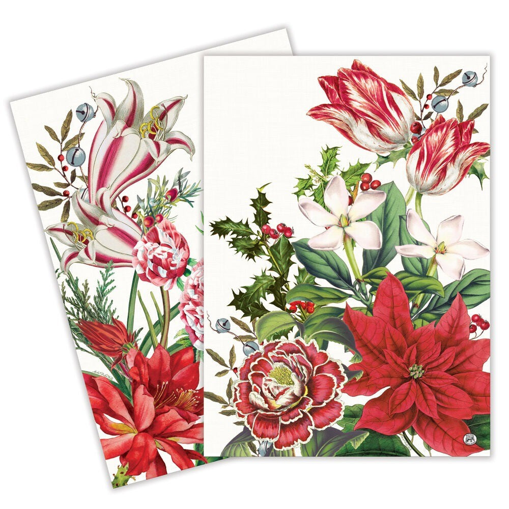 Michel Design Works Christmas Tea Towel Bouquet - Each