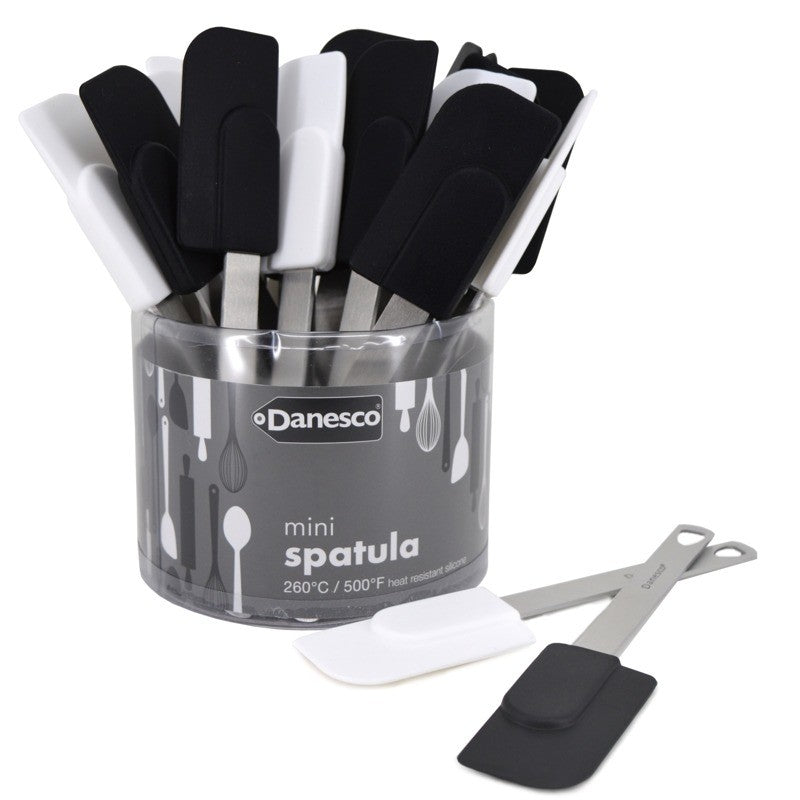 Danesco Mini Spatula, Black / White