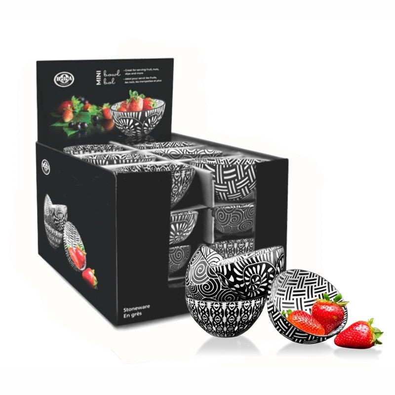 Danesco Assorted Black Dip Bowls