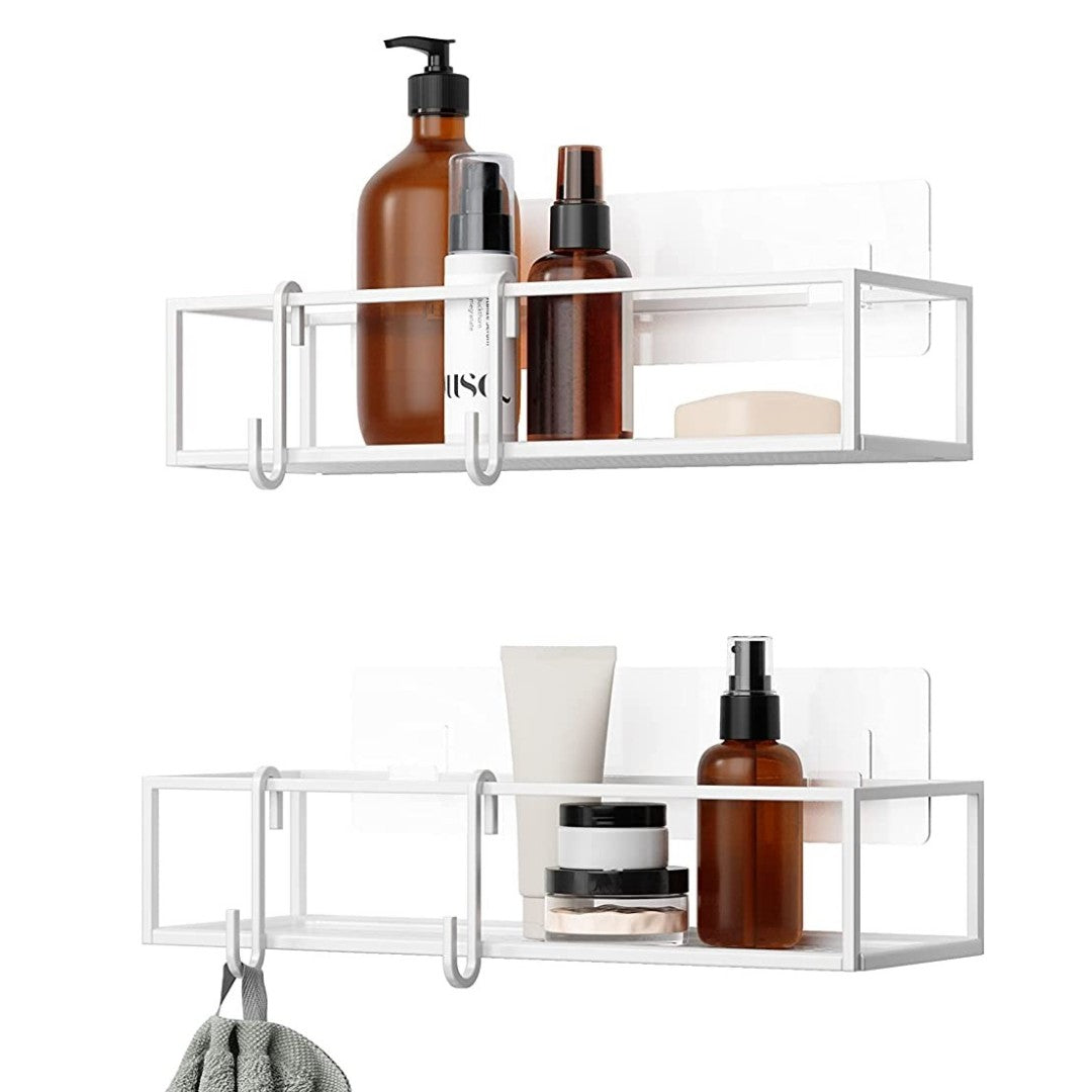 Umbra Cubiko Shower Bins White Set Of 2 - iQ living