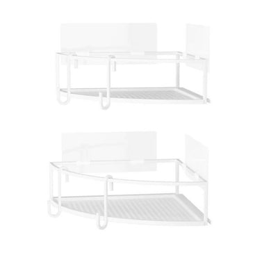 Umbra Cubiko White Shower Corner Bins Set Of 2