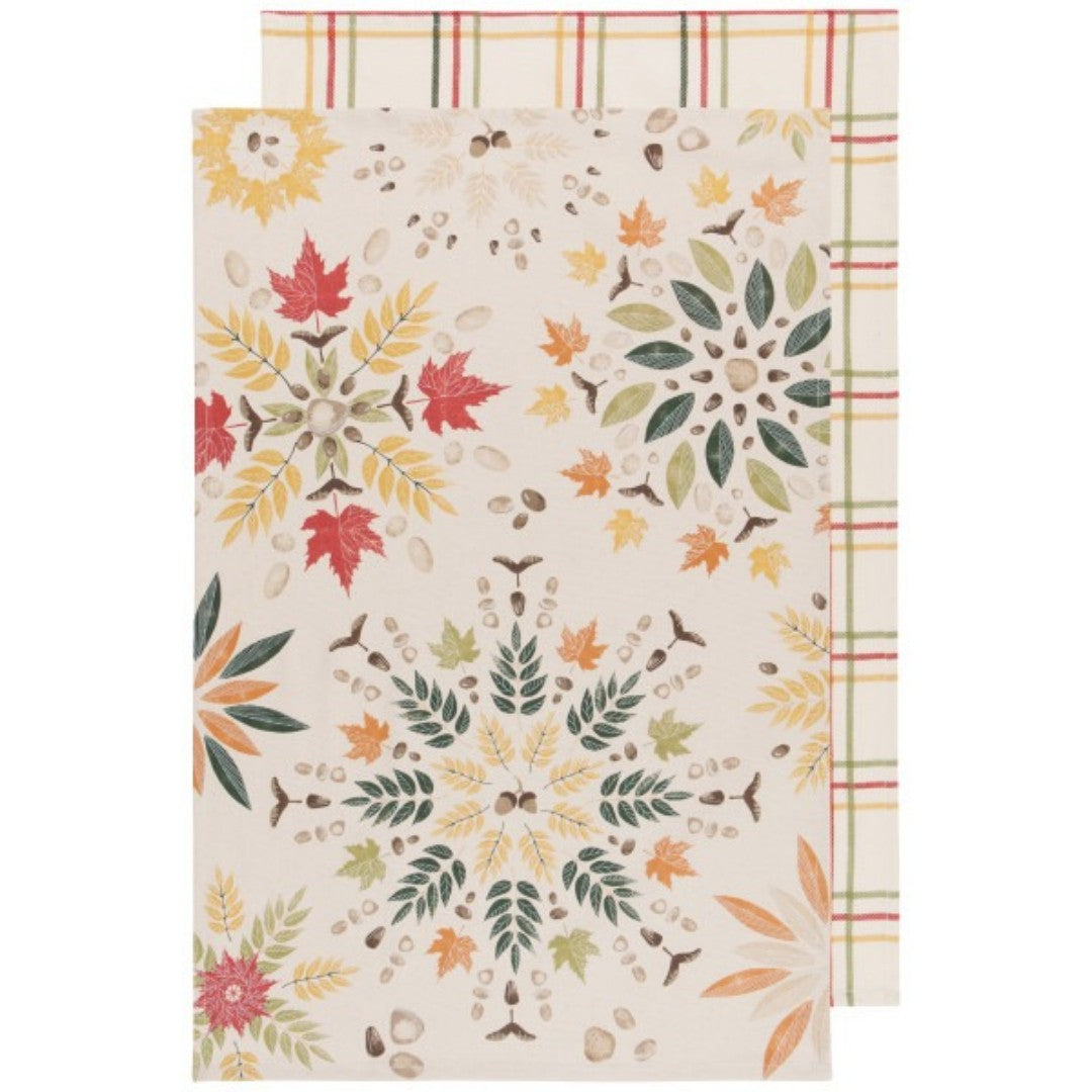 Now Designs Foliage Tea Towel Set Of 2