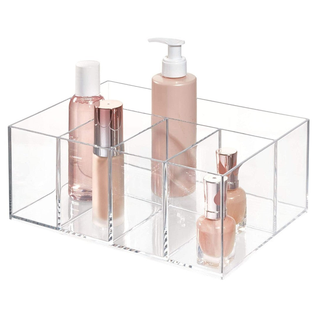 iDesign Clarity 5 Compartment Cosmetic Organizer