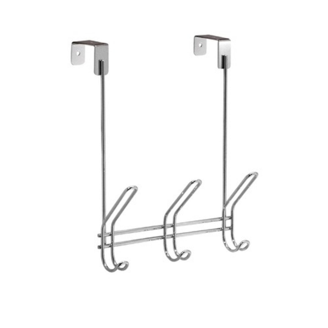 iDesign Classico Over-The-Door 3 Hook Coat Rack
