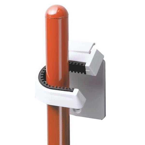 iDesign Wall Mounted Broom & Mop Holder