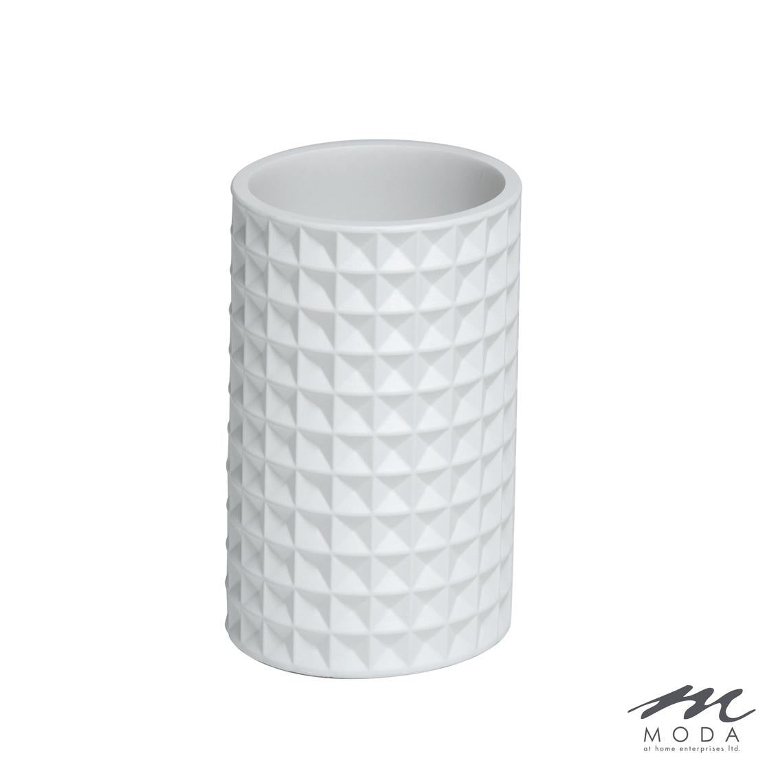 Moda At Home Braemar White Tumbler