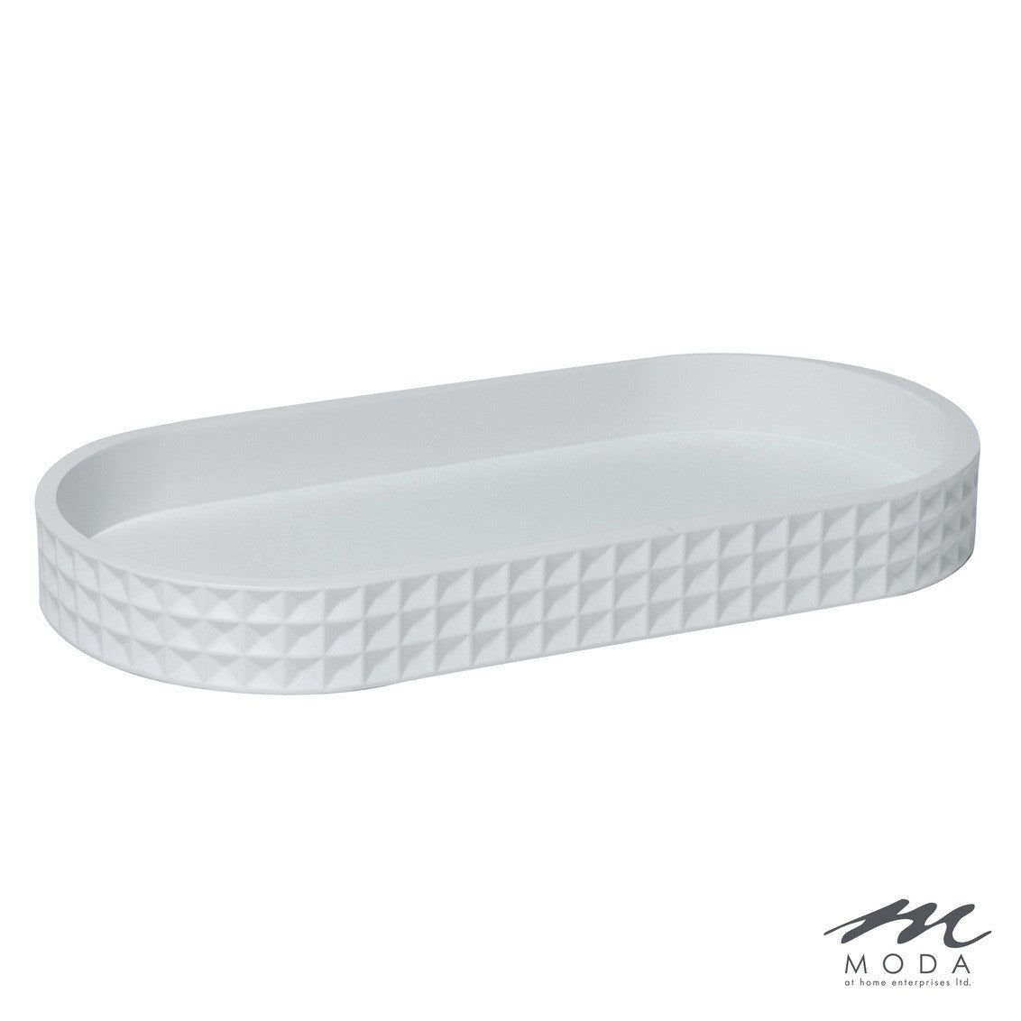 Moda At Home Braemar White Vanity Tray