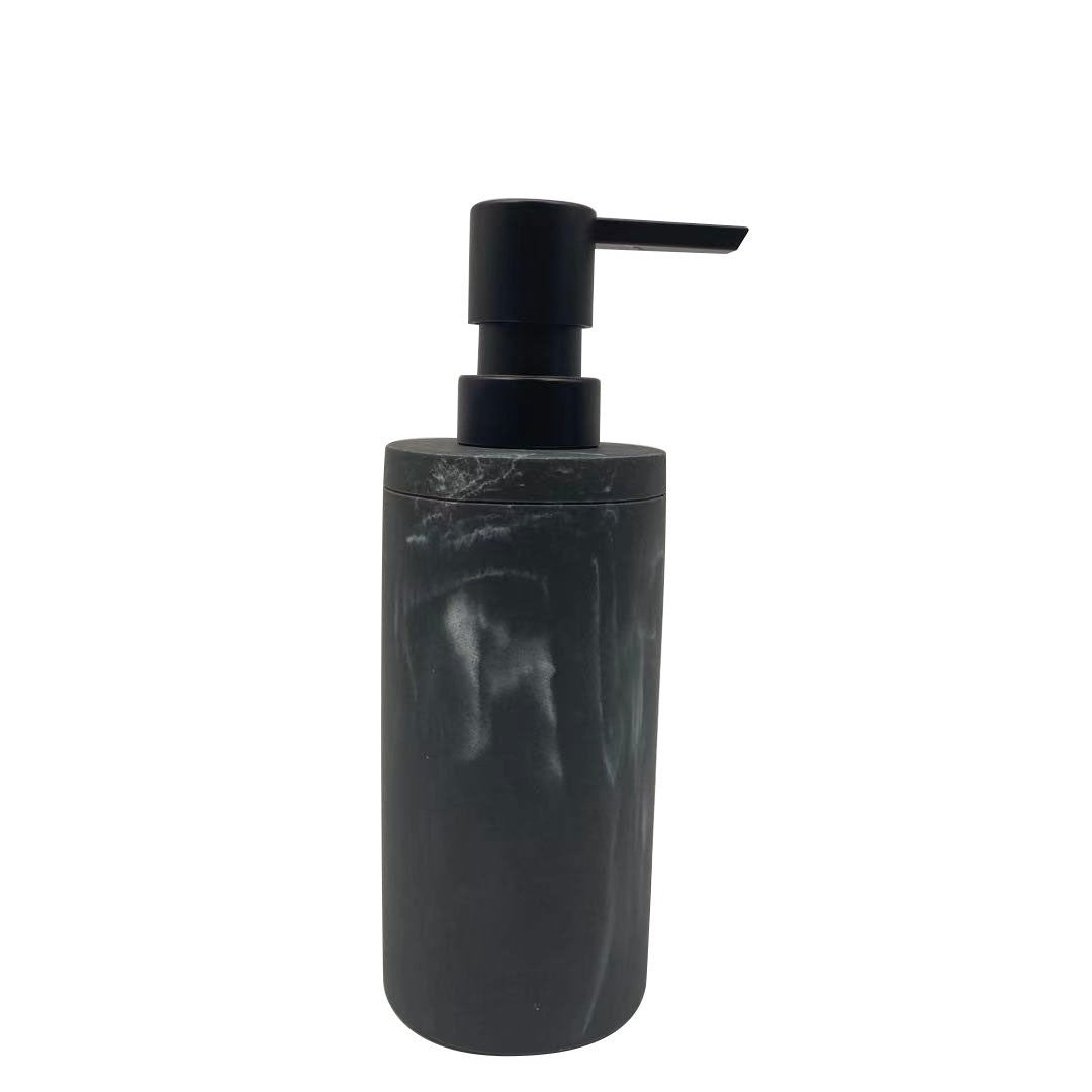 Moda At Home Michaelangelo Black Resin Soap Dispenser