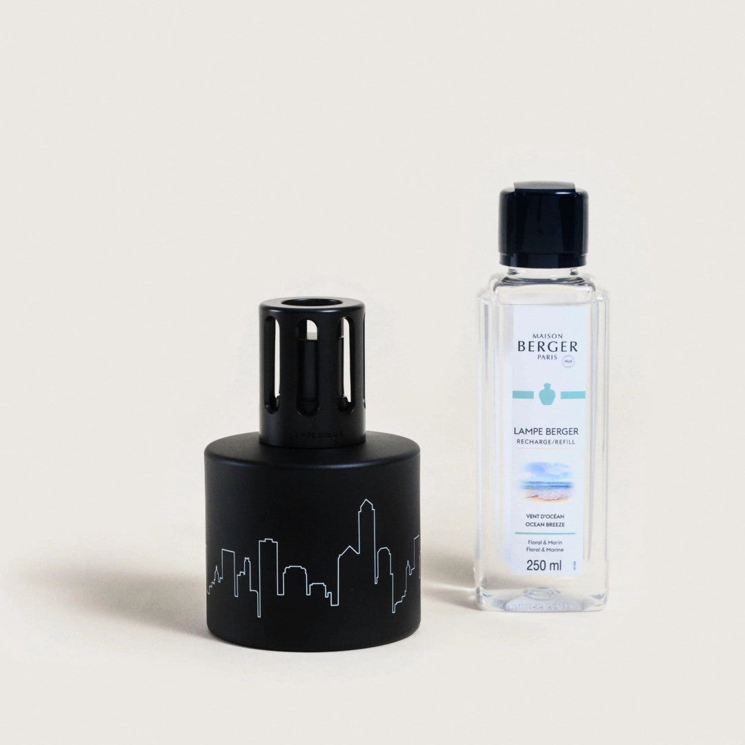 Maison Berger Black Ice Cube Lamp Gift Set