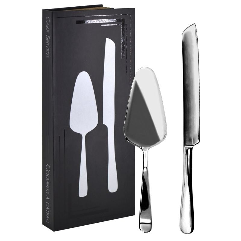 Natural Living Stainless Steel Cake Server Set