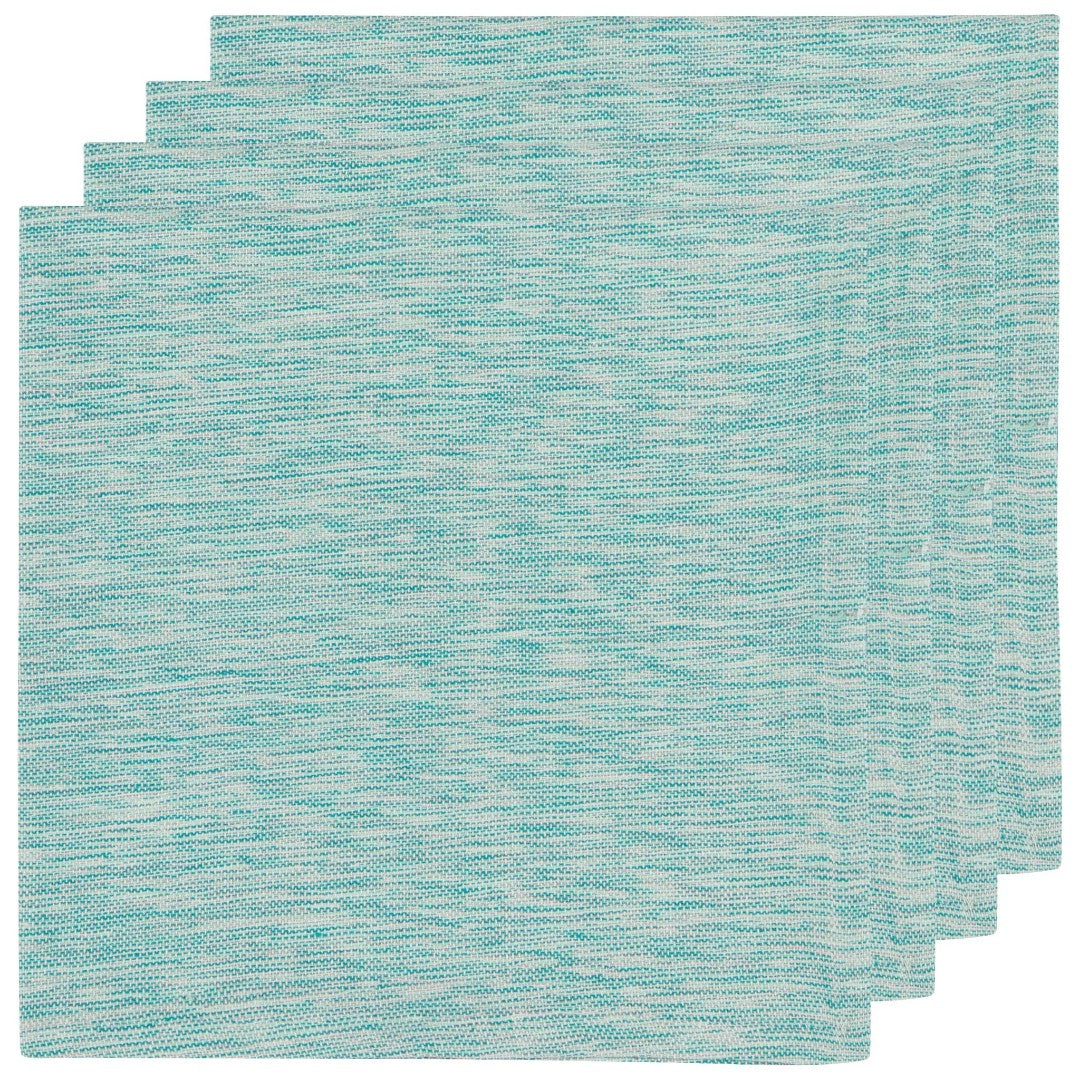 Now Designs Second Spin Twisted Teal Napkin Set Of 4