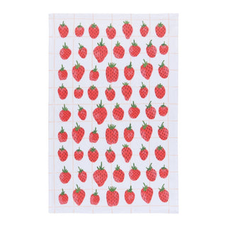 Now Designs Tea Towel Berry Sweet Strawberries